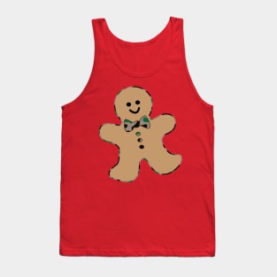 Gingerbread Man, Christmas, Holidays, decorations Tank Top